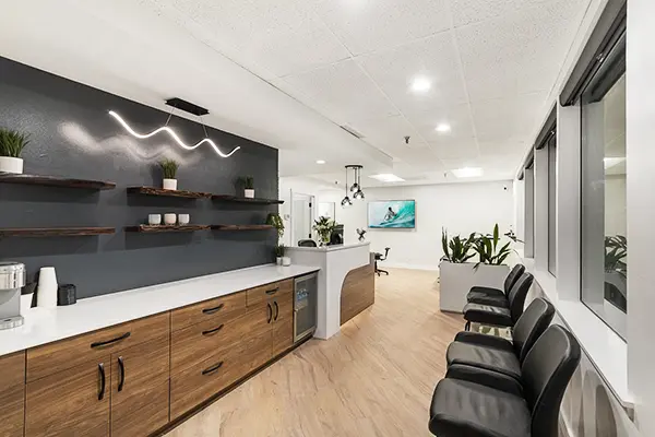 Patient coffee area