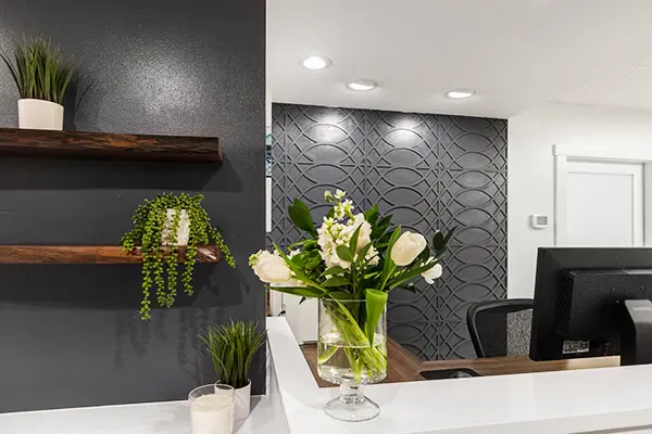 Chiropractic Renton WA Front Desk Close Up