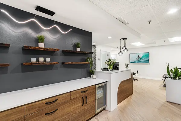 Chiropractic Renton WA Front Desk Far Corner
